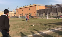 المصرية إنجي عبده وهدف على طريقة بوشكاش